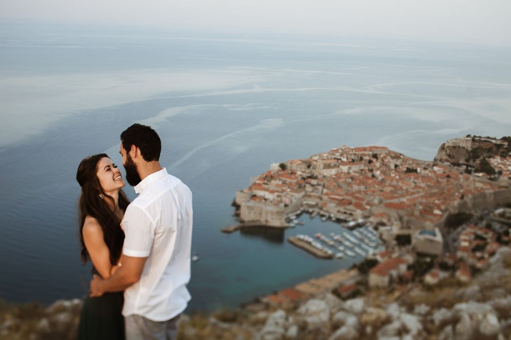  The best views of Dubrovnik and the surrounding area from the top of the Srd Hill. Photosession in Dubrovnik
