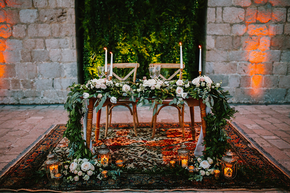 Beautiful wedding setup by weddings in Croatia